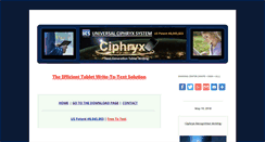 Desktop Screenshot of ciphryx.com