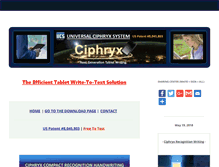 Tablet Screenshot of ciphryx.com